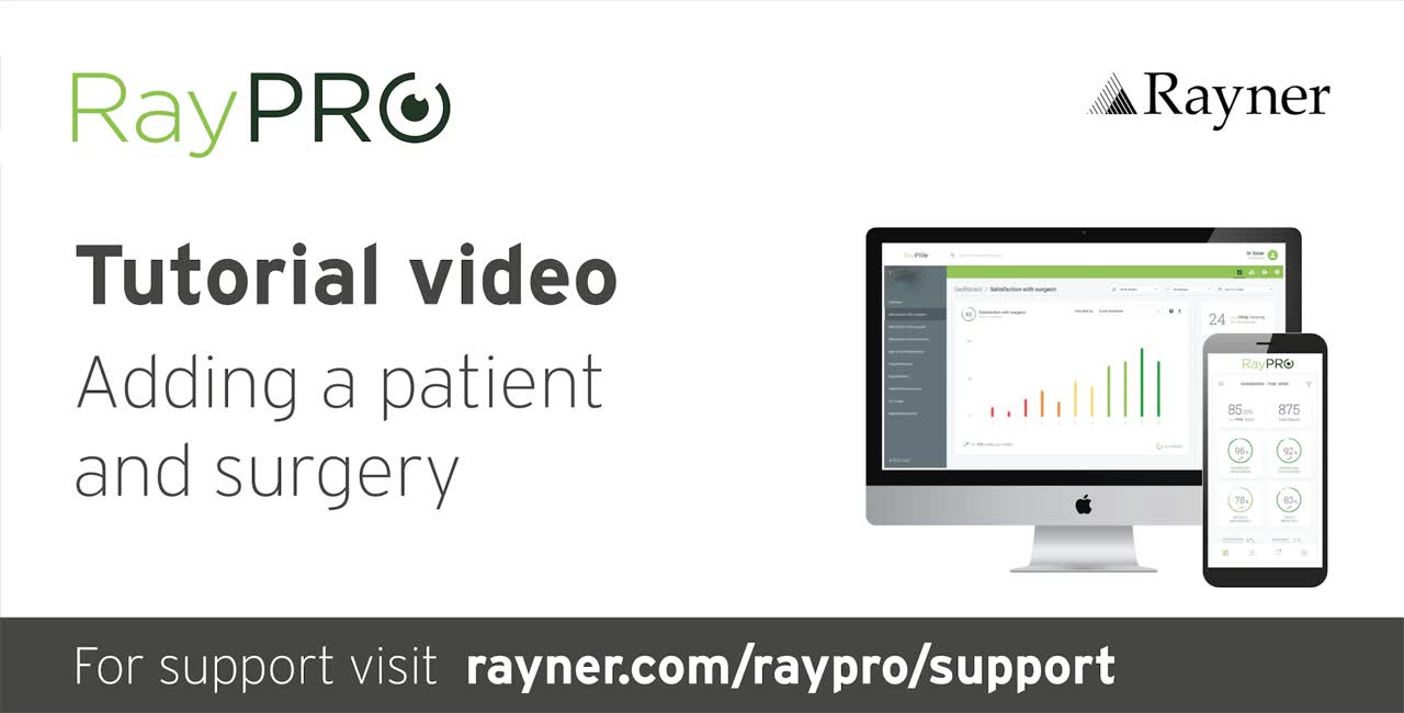 RayPRO Tutorial - Adding a Patient