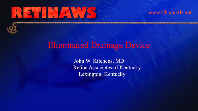 Illuminated Drainage Device