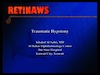 Traumatic Hypotony