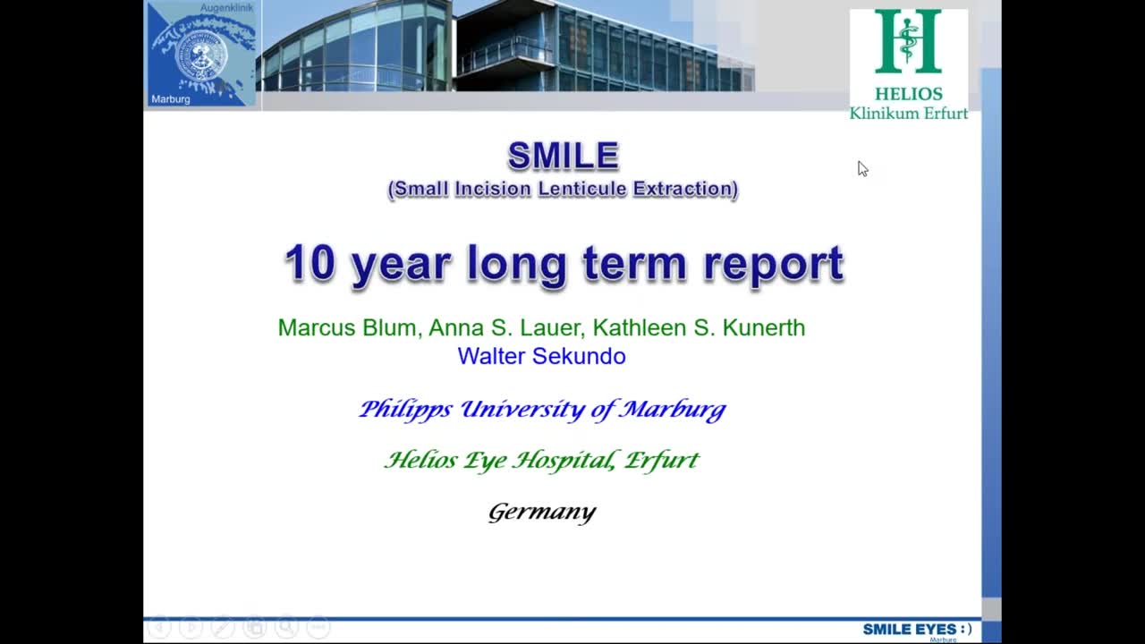 Past and Present â€“ SMILE® 10-Year Data and Recent Studies