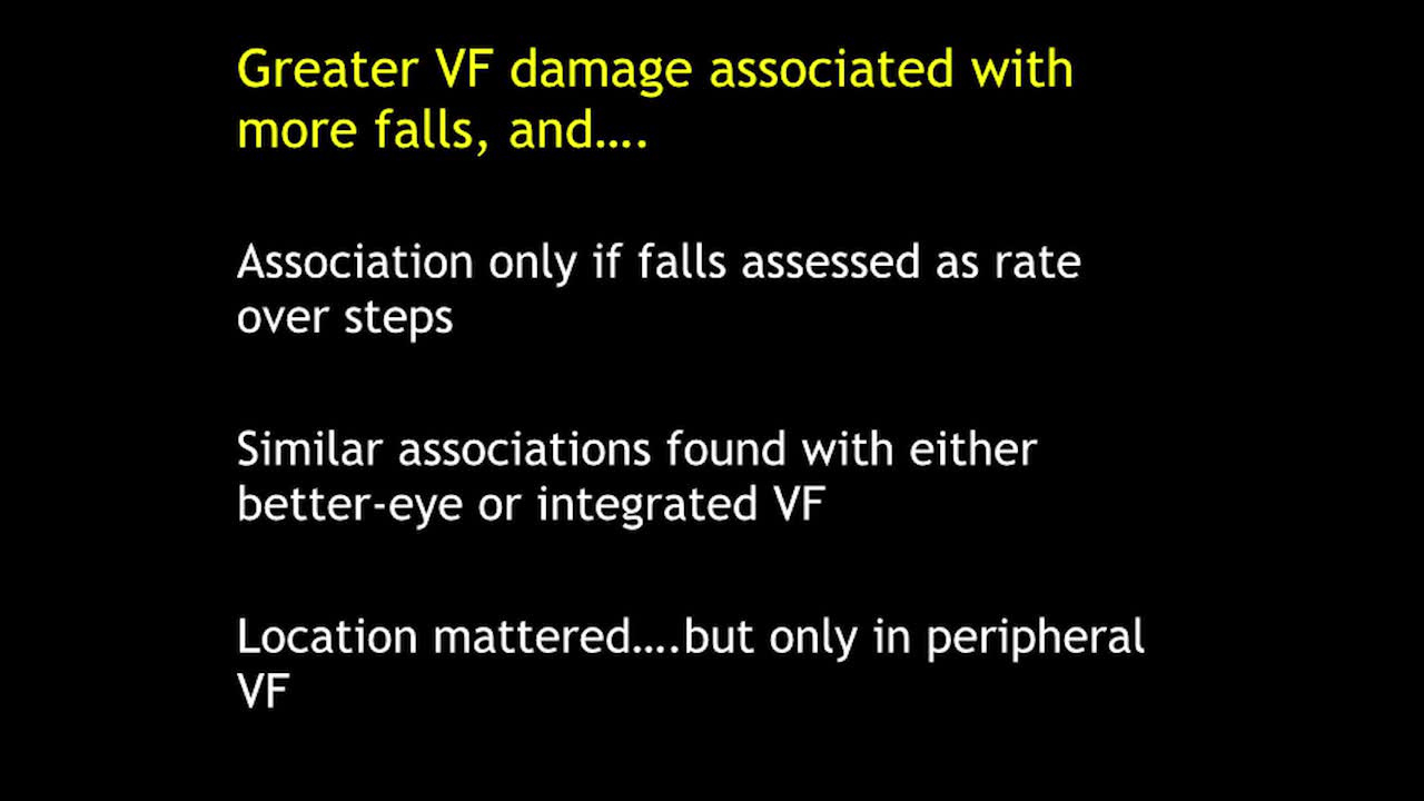 Glaucoma and Fall Risk