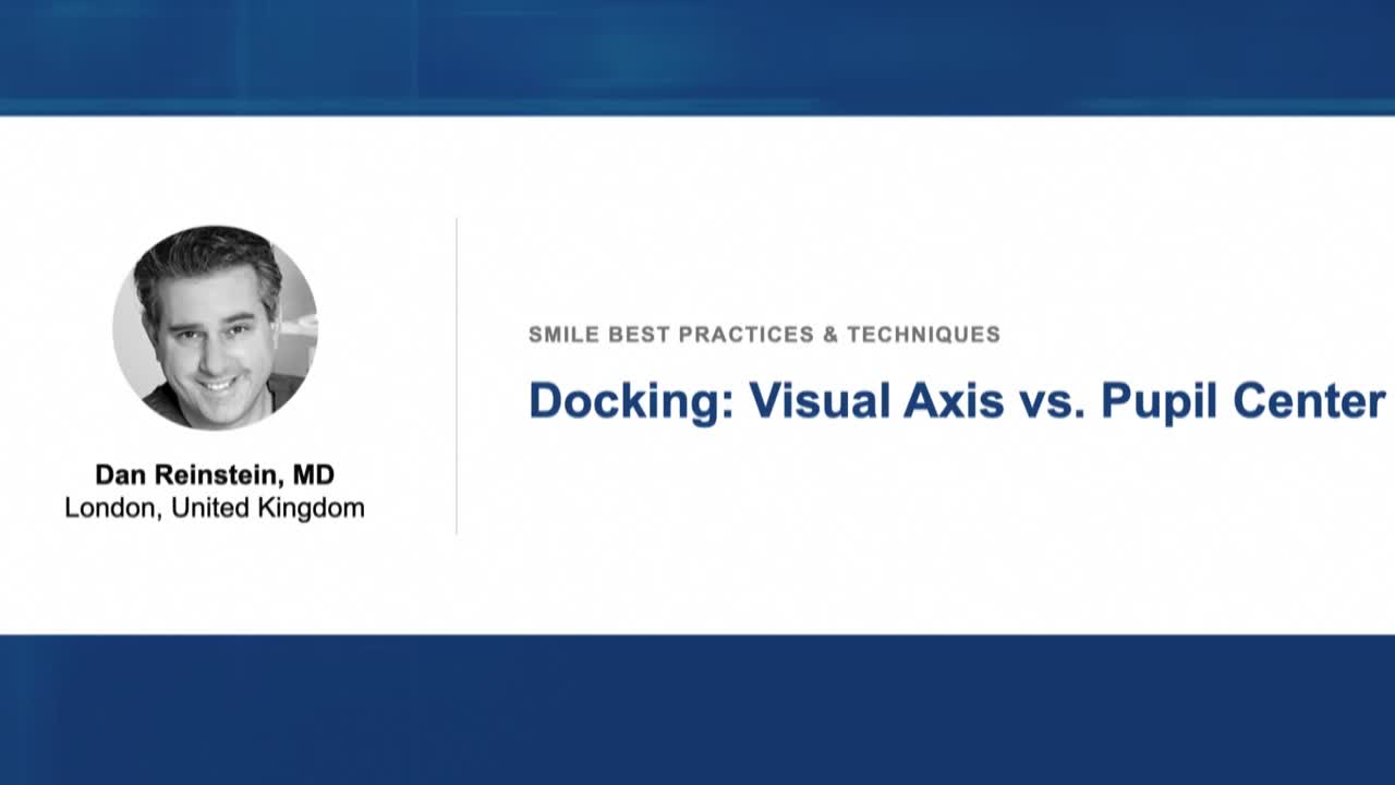 Docking: Visual Axis vs. Pupil Center