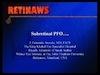 Subretinal PFO