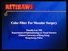 Color Filter for Macular Surgery