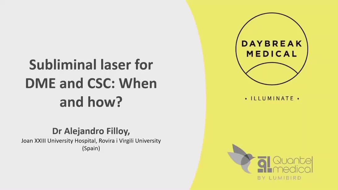 Subliminal Laser For DME and CSC: When and How?