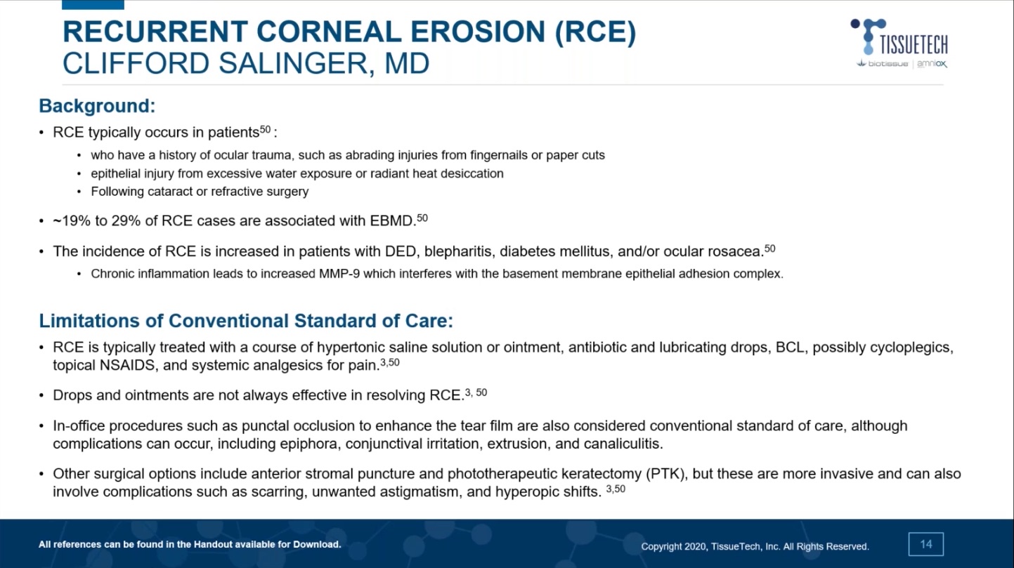 The Revised Treatment Protocol of Recurrent Corneal Erosion