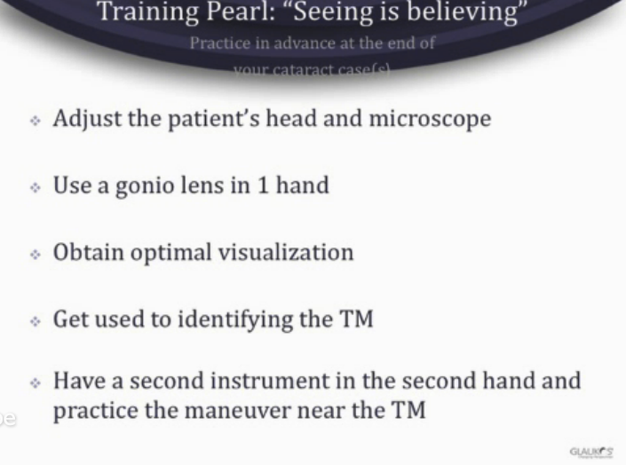 MIGS: Glaukos iStent User Group: Case Studies - Part 5