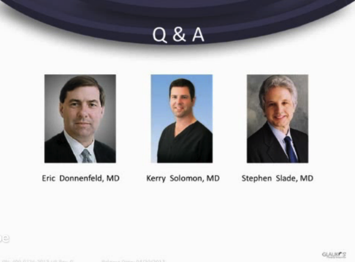 MIGS: Glaukos iStent User Group: Incorporating iStent into Your Practice - Part 3