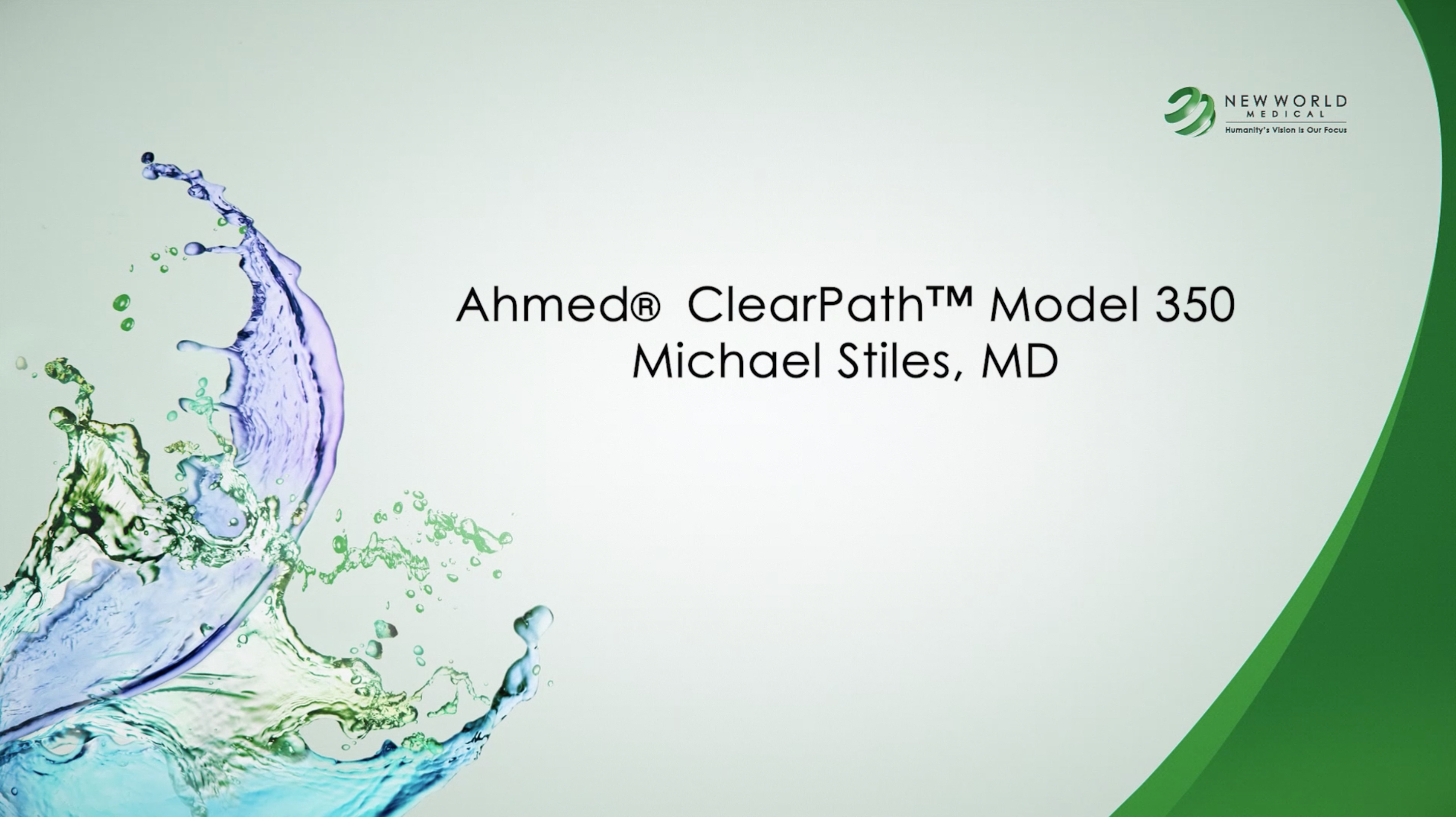 Ahmed ClearPath 350 Surgical Technique