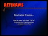 Penetrating Trauma