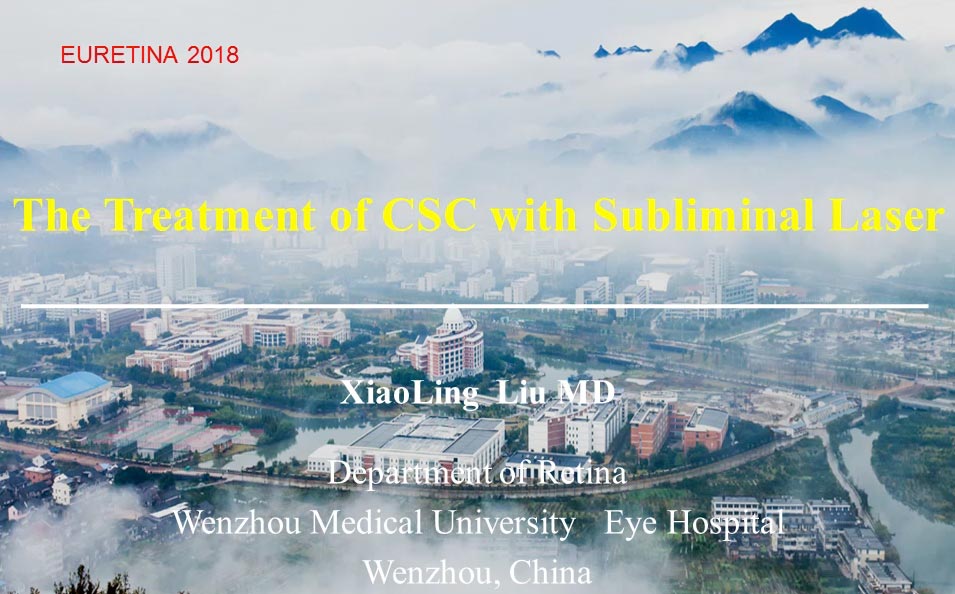 The Treatment of CSC with SubLiminal Laser