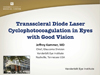 Transscleral Diode Laser Cyclophotocoagulation in Eyes with Good Vision