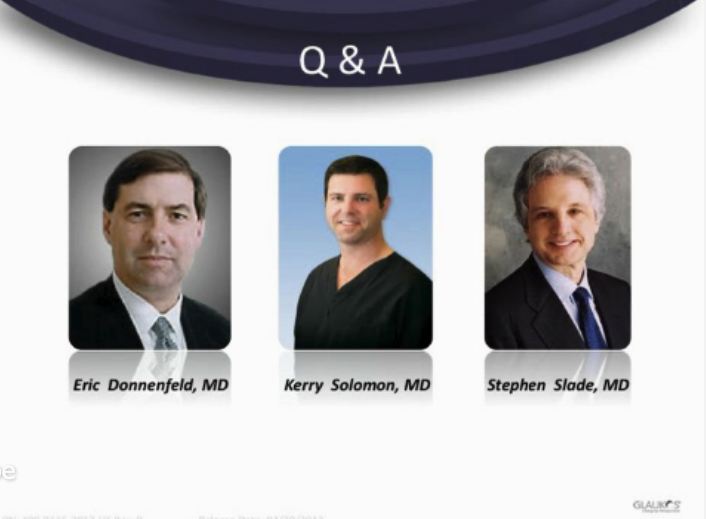 MIGS: Glaukos iStent User Group: Incorporating iStent into Your Practice - Part 4