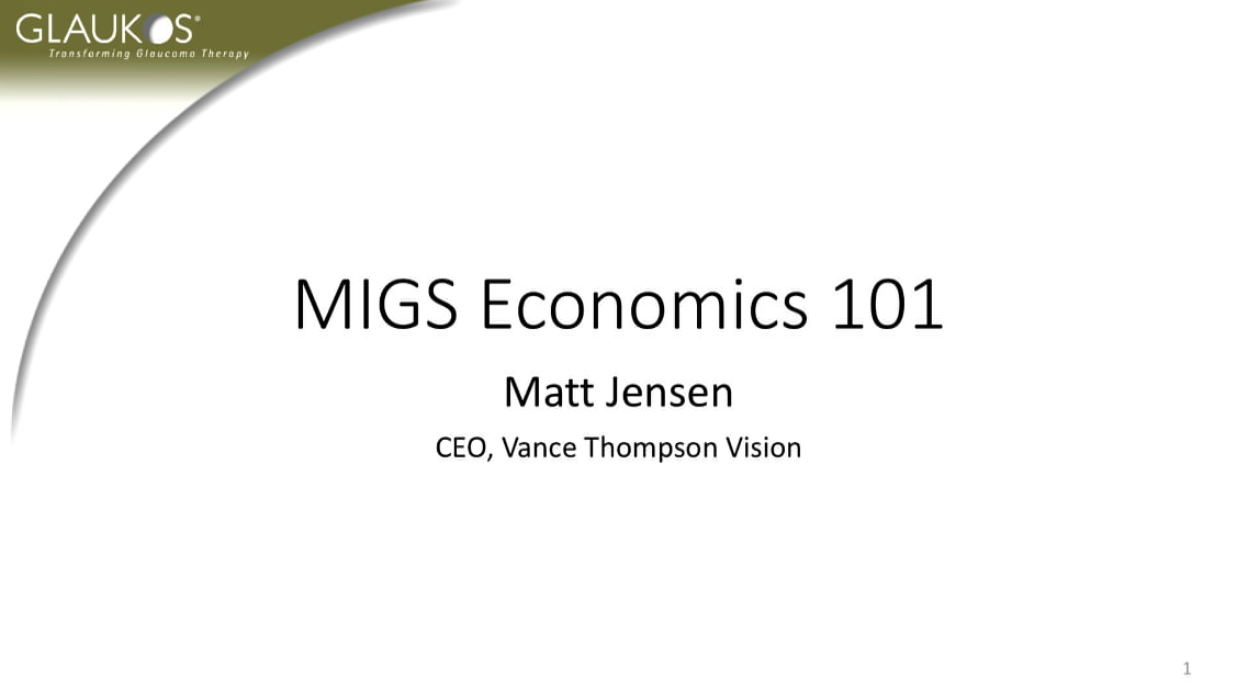 MIGS Economics 101