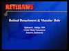 Retinal Detachment and Macular Hole