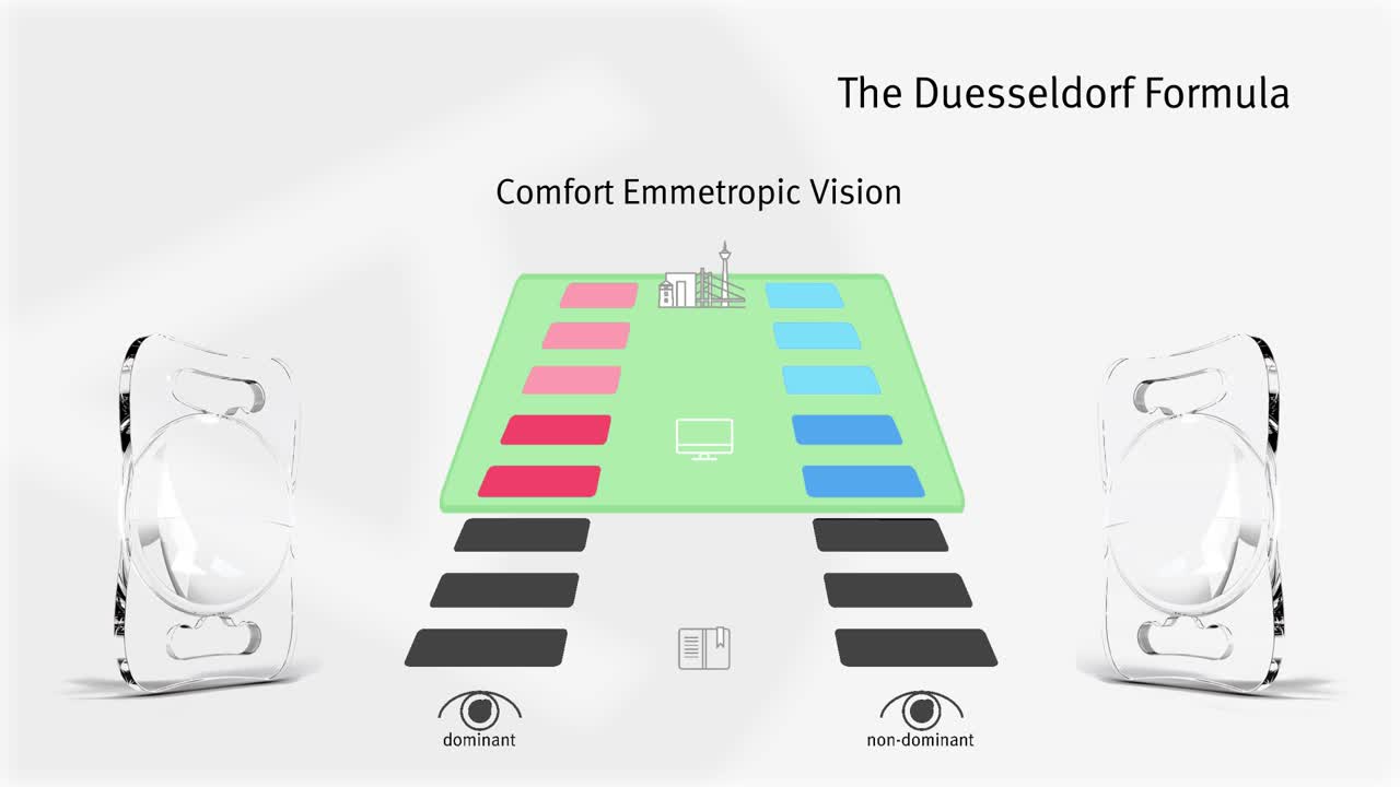 Individualized Patient Care with Different Variants of Blended Vision: The Duesseldorf Formula