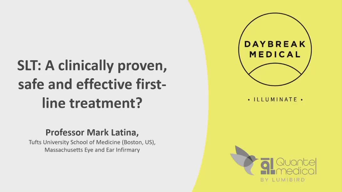 SLT: A Clinically Proven, Safe and Effective First-Line Treatment?