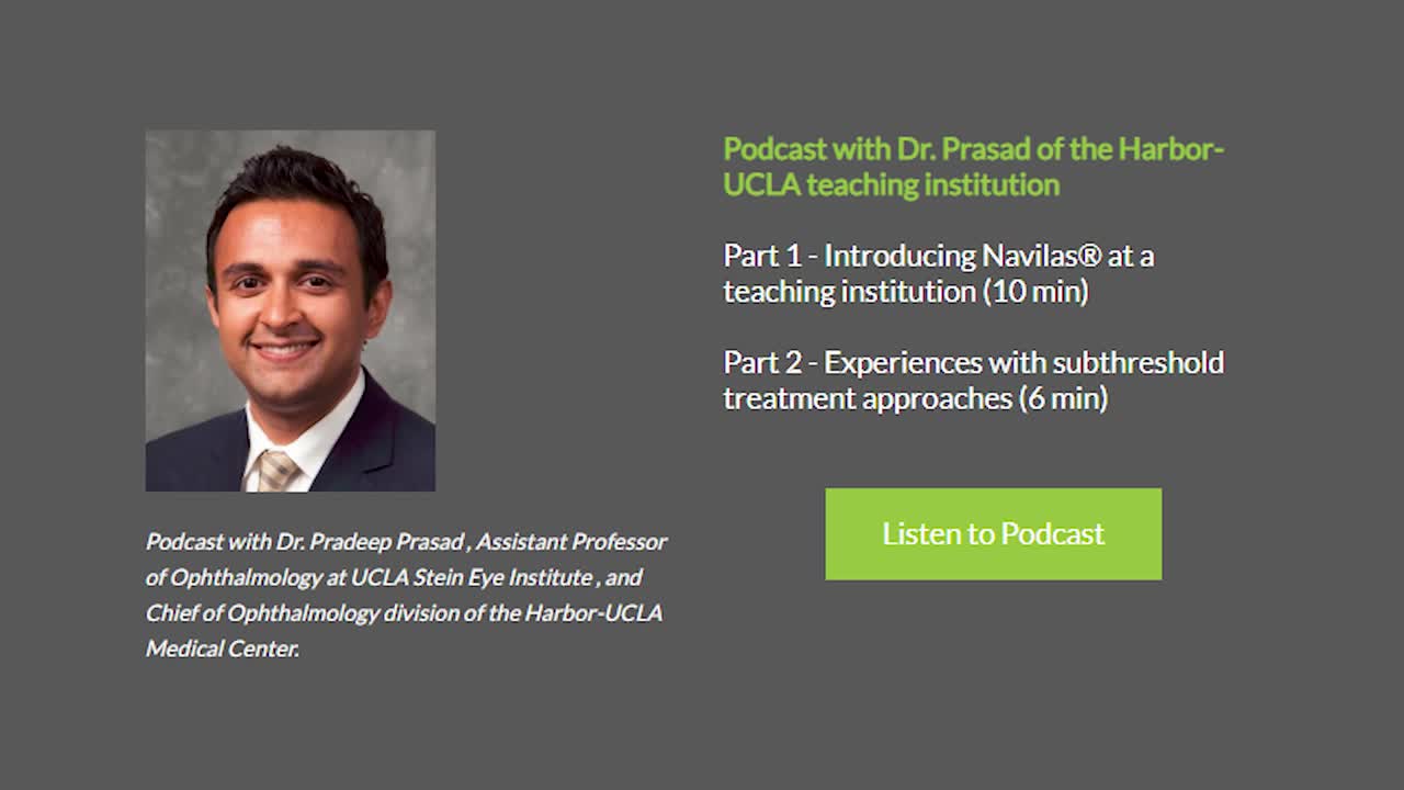 Podcast Part 2: Experiences with Subthreshold Treatment Approaches (6 min)